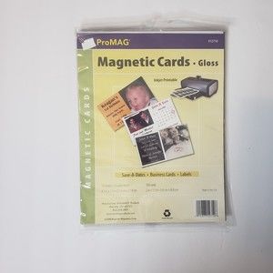 ProMag Injet Printable Magnetic Business Cards 100 Pack NEW